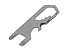 Мультиинструмент Carabiner, серебристый