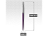 Шариковая ручка Parker Jotter Victoria Violet Chrome CT, стержень:M, цвет чернил: blue в подарочной блистерной упаковке
