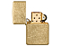 Зажигалка ZIPPO Classic с покрытием Tumbled Brass, латунь/сталь, золотистая, матовая, 38x13x57 мм
