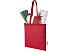 Эко-сумка Madras объемом 7 л из переработанного хлопка плотностью 140 г/м2, красный