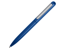 Ручка металлическая шариковая Skate с матовым покрытием, темно-синий