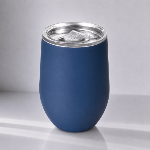 Термокружка Vacuum mug C1, soft touch, 370мл, синий