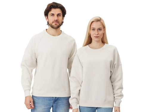 Свитшот оверсайз Paris, унисекс, бежевый