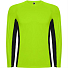 Спортивная футболка SHANGHAI L/S мужская, Флуоресцентный зеленый/Черный