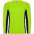 Спортивная футболка SHANGHAI L/S мужская, Флуоресцентный зеленый/Черный