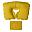 Подушка ROAD  надувная дорожная в футляре; желтый; 43,5х27,5 см; твил; шелкография, желтый
