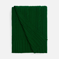 Плед Remitti, глубокий зеленый