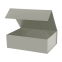 Подарочная коробка-трансформер средняя, серая