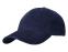 Hutton 6-панельная бейсболка из переработанного хлопка - Темно - синий
