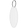 Брелок «Овал», белый