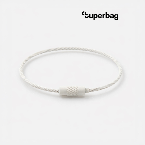 Тросик-кольцо Ring для обвеса, L=15см (белый)