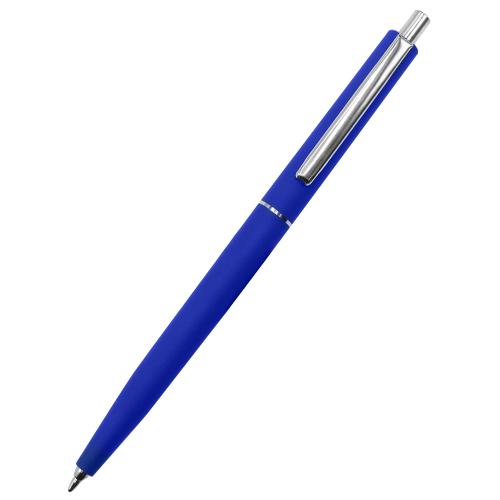 Ручка шариковая Dot Soft, синий софт-тач