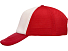 Бейсболка с сеткой Newport, белый/красный
