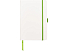 Блокнот ColorNote White, твердая обложка A5, 80 листов, белый и зеленое яблоко