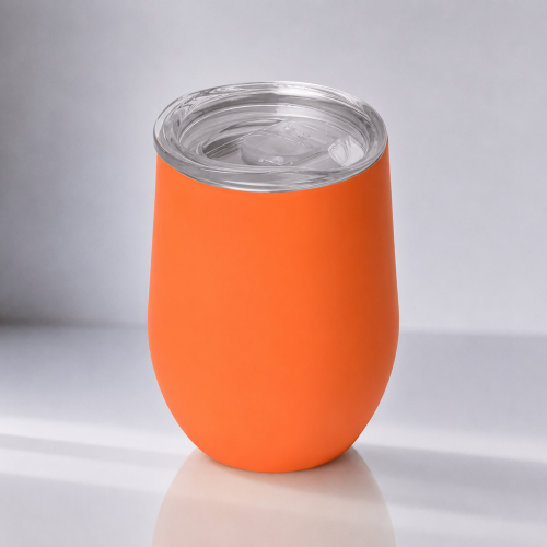 Термокружка Vacuum mug C1, soft touch, 370мл, оранжевый