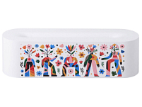 Увлажнитель с эффектом пламени Flame, белый с УФ-печатью DTF