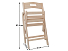 Деревянный складной стул Timberfold