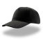 Бейсболка LIBERTY FIVE, 5 клиньев, застежка на липучке, черный