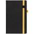 Ежедневник Ton Black, недатированный, черный с желтым