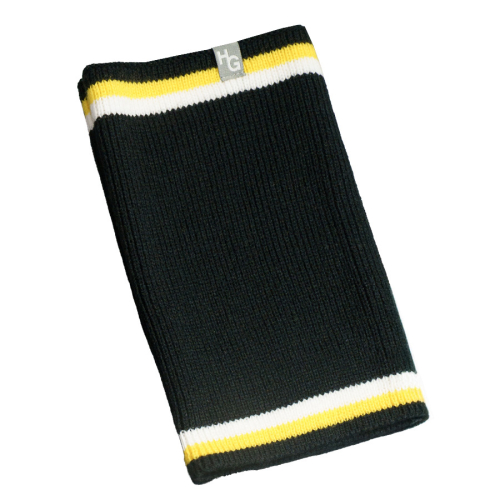 Образец вязанный снуд CUSTOM MERCH, 100% аркил, черный, желтый
