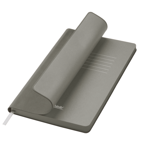 Ежедневник Latte soft touch недатированный, серый
