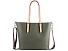 Сумка-шоппер BUGATTI Ella, оливковая, полиуретан, 47,5х12х32 см