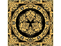 Платок Златоустовская гравюра Платок Златоустовская гравюра