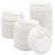 Набор 50 шт крышка для стакана 8 унций  (80 мм), Белый