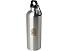 Одностенная бутылка для воды с карабином Oregon, изготовленная из нержавеющей стали, сертифицированной по стандарту RCS, объемом 750 мл - Серебряный