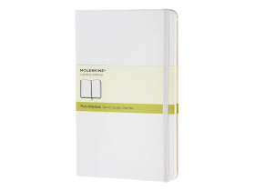 Записная книжка Moleskine Classic (нелинованный) в твердой обложке, Large (13х21см), белый