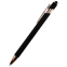 Ручка металлическая Brina софт-тач, Черный