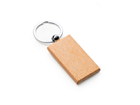 Брелок SILA из натурального дерева, прямоугольный Брелок SILA из натурального дерева, прямоугольный