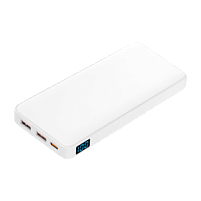 Внешний аккумулятор с подсветкой Ancor PD Plus 10000 mAh, белый