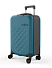 Чемодан складной Rollink Vega 360 55x40x20 см, 4 колеса, сине-зеленый