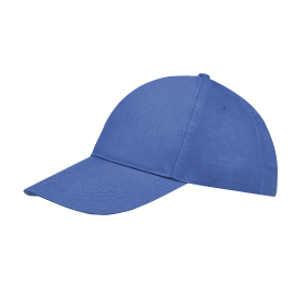 Бейсболка SUNNY, 5 клиньев, застежка на липучке, ярко-синий