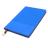 Блокнот A5 Shell в мягком переплёте c металлической биркой, Синий