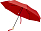 Birgit, складной ветроустойчивый зонт диаметром 21 дюйм из переработанного ПЭТ, красный