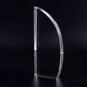 Награда SHARP TUSK в подарочной коробке, грани с фаской, 85х210х25 мм, акрил, прозрачный