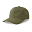 Бейсболка CREEP-S, 6 клиньев, металлическая застежка, оливковый