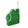 Брелок-рулетка Home, Зеленый