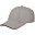 Бейсболка Canopy, серая с черным кантом Бейсболка Canopy, серая с черным кантом
