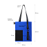 Шоппер Superbag Color (синий с чёрным)