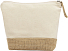 Косметичка Jute из хлопка и джута, натуральный