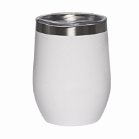 Термокружка ERGO, 350мл, белый