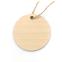Бирка из ламинированного ХДФ на верёвке, Круглая