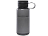 Спортивная бутылка Ryder из переработанного ПЭТ-пластика объемом 900 мл с многофункциональной крышкой, сертифицированная RCS - сплошной черный