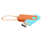 Флешка Designer To Go 2.0 USB 16Gb, Бирюзовый/Оранжевый