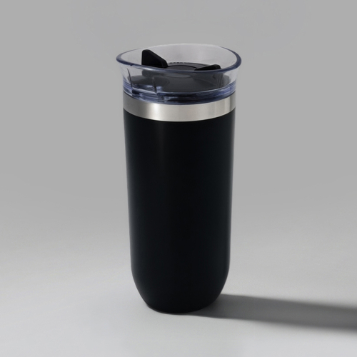 Вакуумная герметичная термокружка Twist, черный