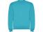 Свитшот с начесом Clasica унисекс, бирюзовый
