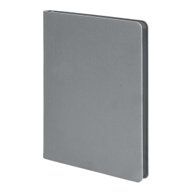 Ежедневник недатированный Pulpy, А5,  светло-серый, кремовый блок в линейку, светло-серый срез, светло-серый